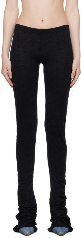 Photo: Jade Cropper SSENSE Exclusive Black Twisted Trousers