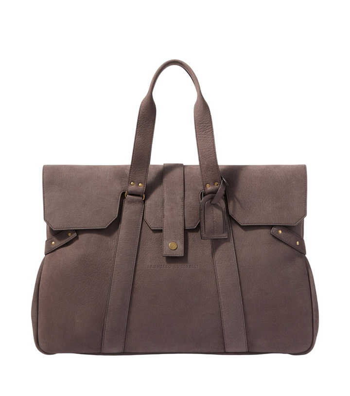 Photo: Brunello Cucinelli Leather duffel bag