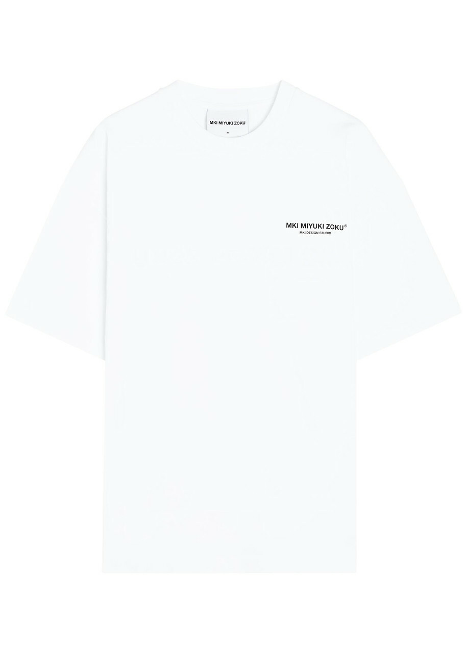 Mki Miyuki Zoku Design Studio Cotton T-shirt White