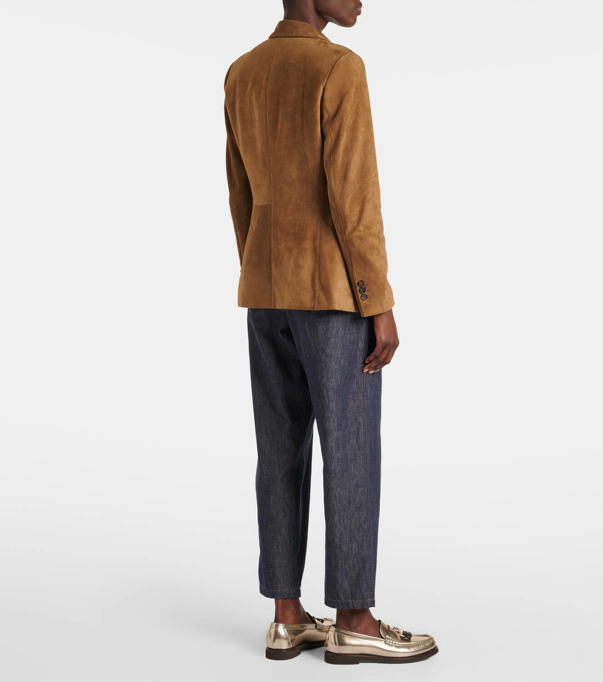 Brunello Cucinelli Monili suede jacket