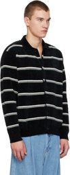 Solid Homme Black Knit Cardigan