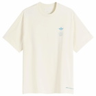 Adidas Men's x Bad Bunny Paris Tour Merch T-Shirt in Cream White