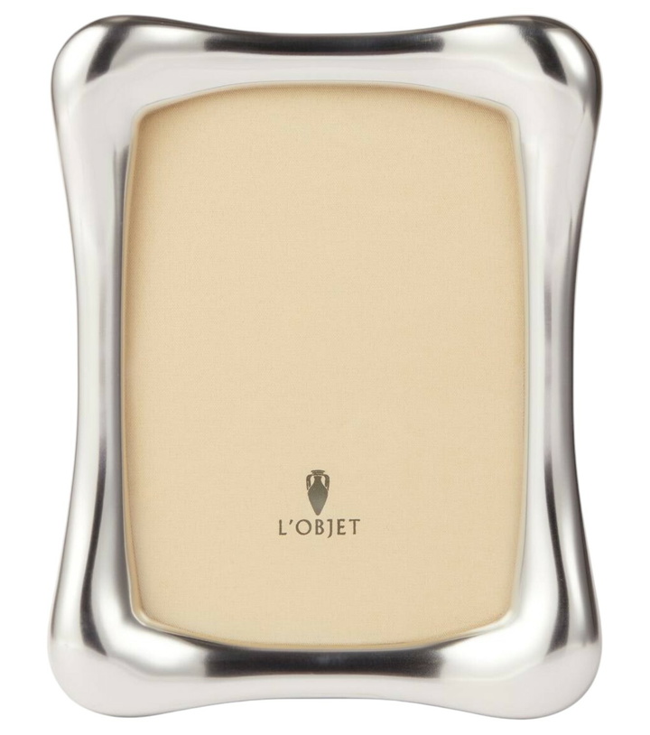 Photo: L'Objet Anton platinum-plated picture frame