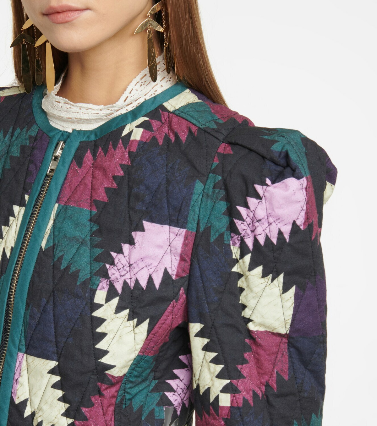 Marant Etoile Hafileal printed cotton jacket Isabel Marant