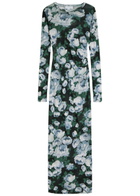 Stella Mccartney Bunch of Roses Floral-print Mesh Maxi Dress Multicoloured 1