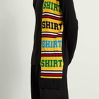 Comme des Garçons SHIRT Men's Football Scarf Knit in Black