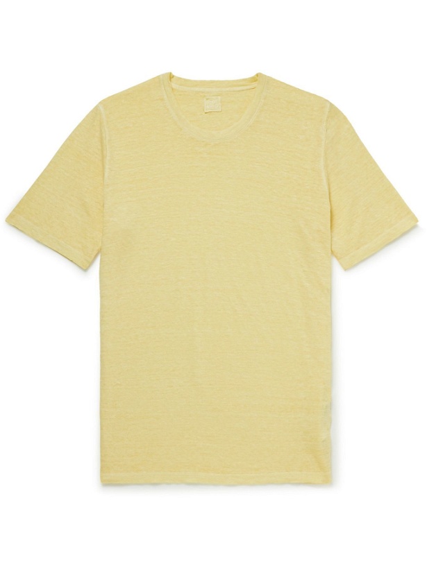Photo: 120% - Linen T-Shirt - Yellow