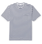 NN07 - Kurt Striped Cotton-Jersey T-Shirt - Blue