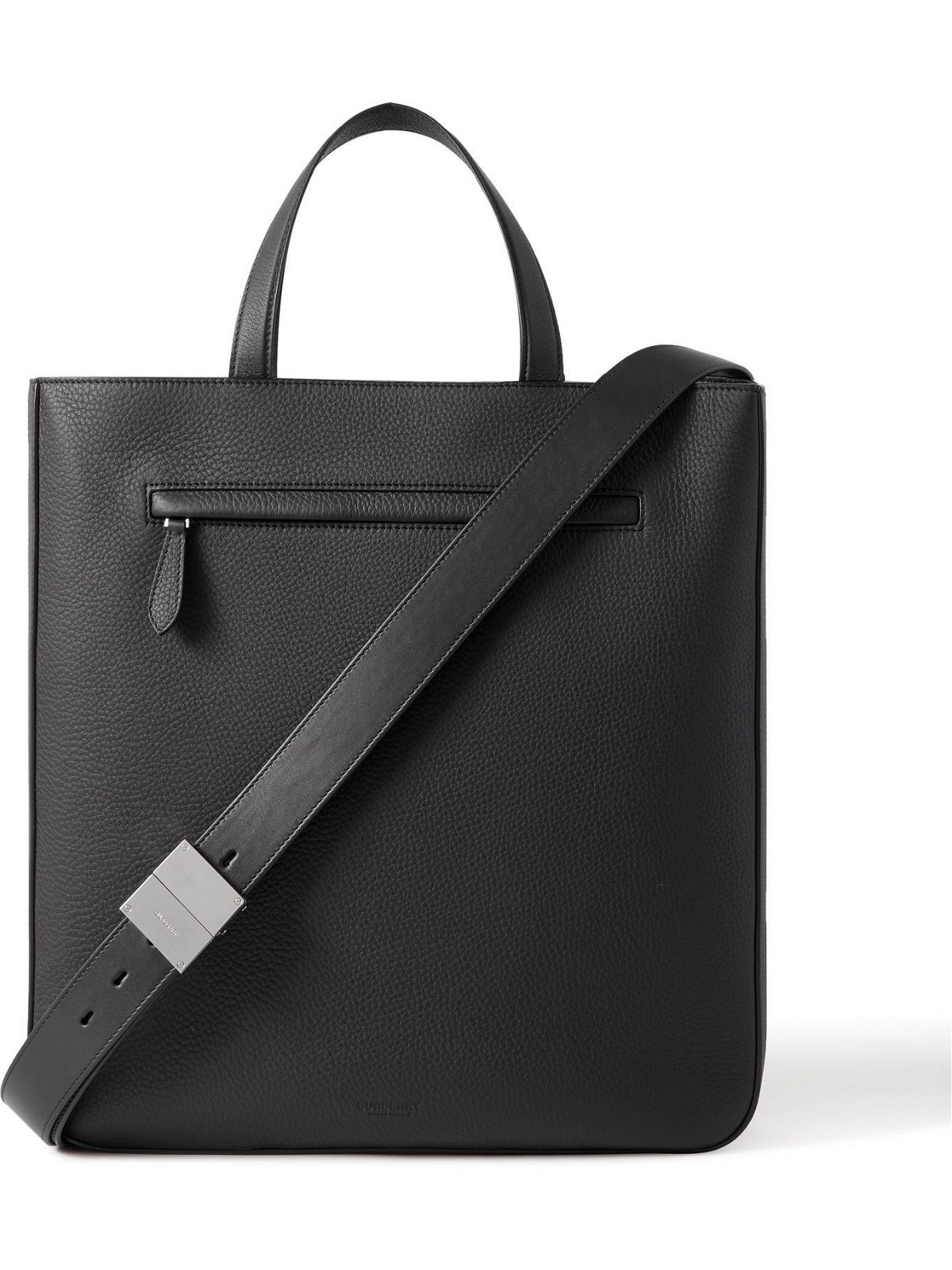 Burberry - Full-Grain Leather Tote Bag Burberry
