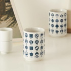 BEAMS JAPAN Todofuken Ceramic Cup - Set of 2 in Indigo