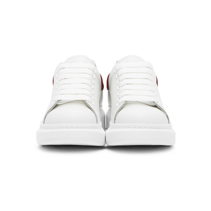 Alexander mcqueen discount red glitter sneakers