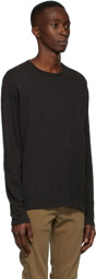 rag & bone Black Classic Long Sleeve T-Shirt