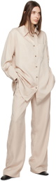 Han Kjobenhavn Beige Wide-Leg Trousers
