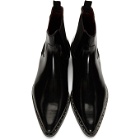 Dolce and Gabbana Black Hardware Heel Boot