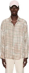 Acne Studios Pink Checkered Shirt