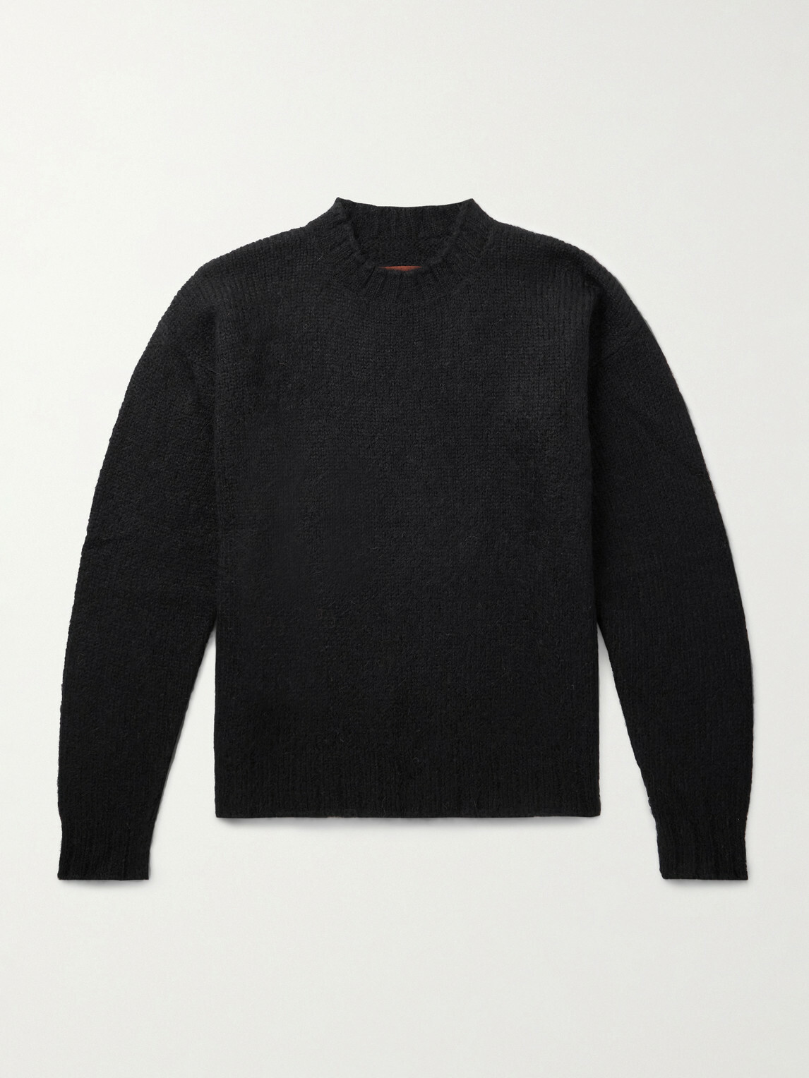Monitaly - Alpaguan Alpaca-Blend Sweater - Black
