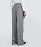 Alexander McQueen Checked wool wide-leg pants