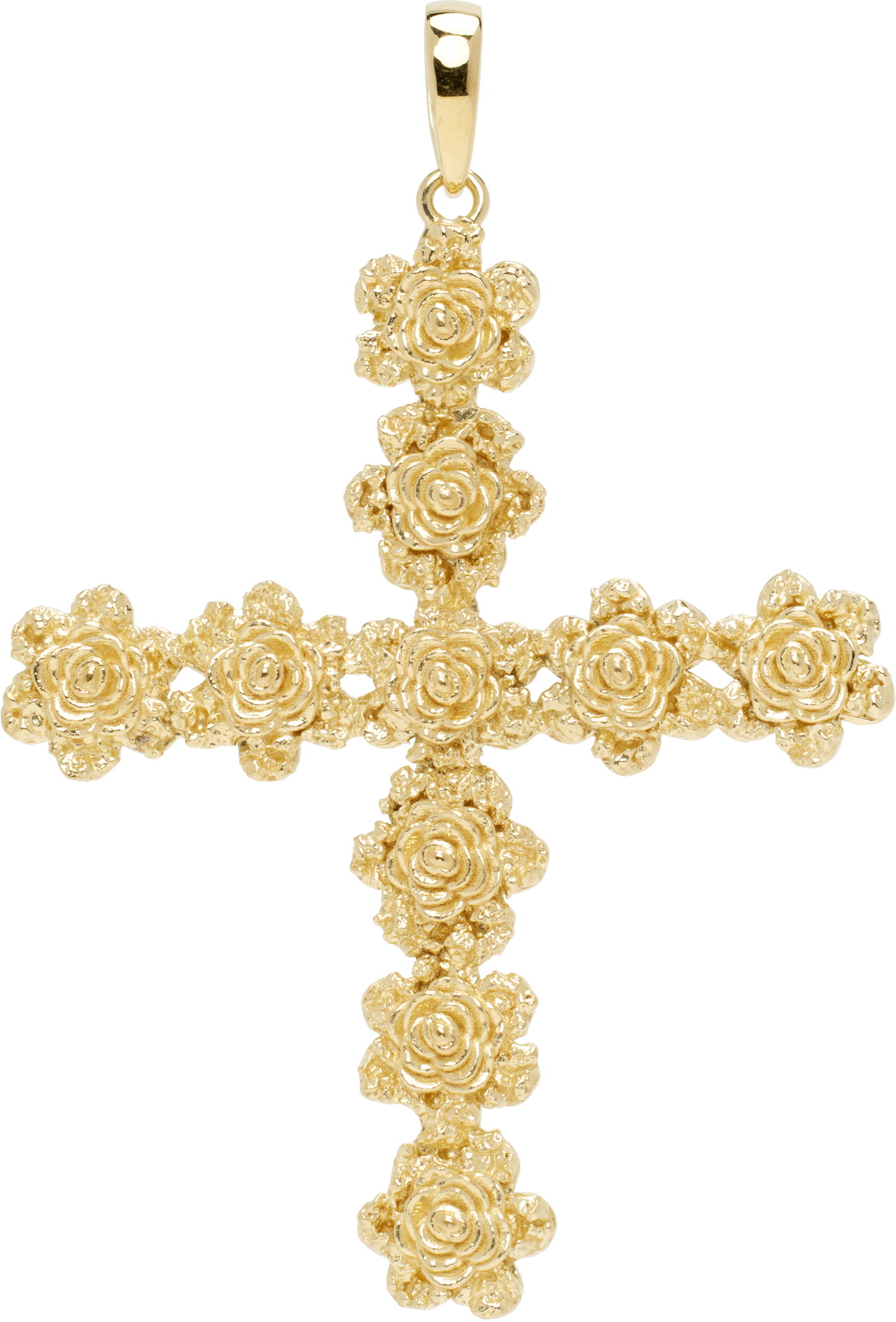 【関税込み】Veneda Carter ゴールド VC018 ネックレス Veneda Carter SSENSE Exclusive Gold VC018 Crossless Jesus
