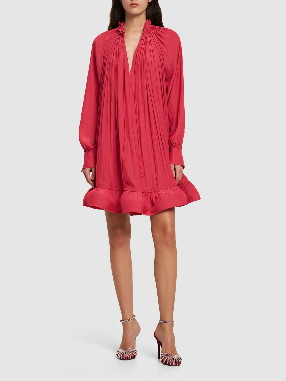 ワンピース LANVIN PLEATED MINI DRESS Women's designer and luxury dresses - Lanvin