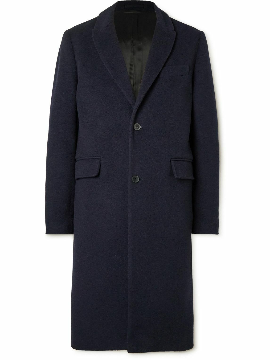 Mr P. - Virgin Wool and Cashmere-Blend Coat - Blue Mr P.