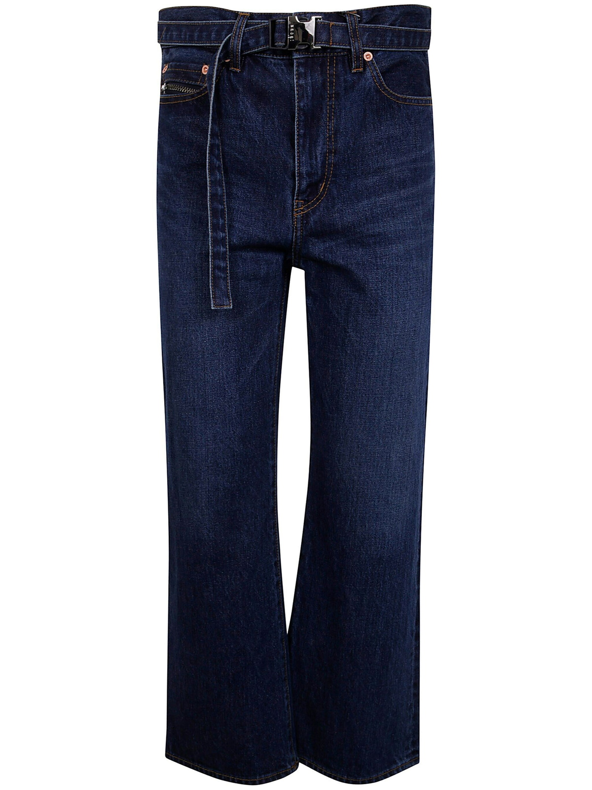 Sacai Boot Cut Denim Pants in Blue