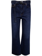 Sacai Boot Cut Denim Pants in Blue