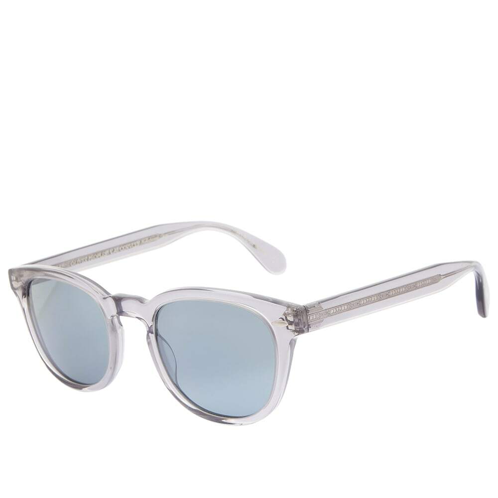 Oliver Peoples Men's Sheldrake Sunglasses in Grey/Indigo Oliver Peoples