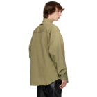 Fear of God Green Canvas Military Pullover Shirt