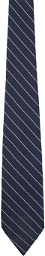 RRL Navy & White Grenadine Tie