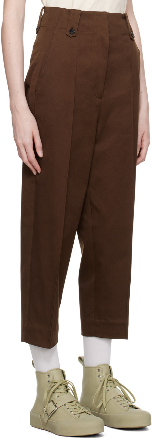 Margaret Howell Brown Cropped Trousers