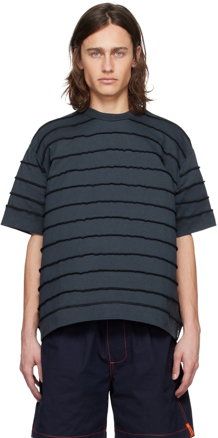 Photo: SUNNEI Navy Striped T-Shirt