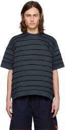 SUNNEI Navy Striped T-Shirt