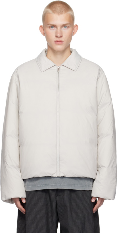 Photo: Axel Arigato Gray Boston Puffer Down Jacket