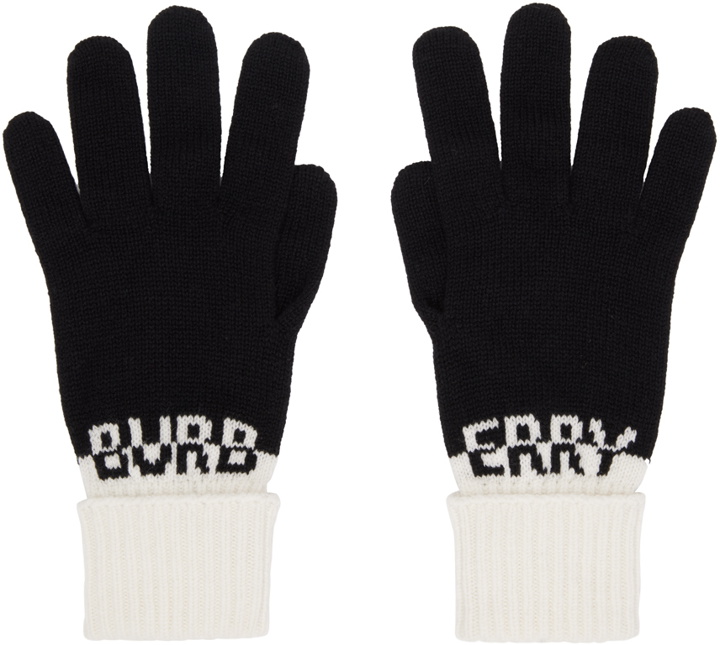 Photo: Burberry Black Cashmere Gloves