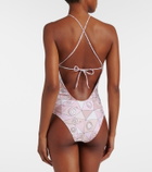 Pucci Occhi open-back swimsuit