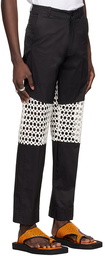 Tokyo James SSENSE Exclusive Black Cotton Trousers