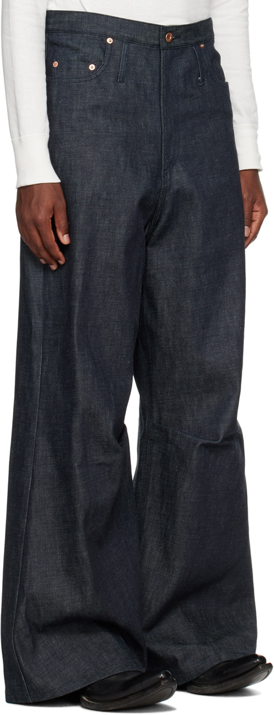 KOZABURO Indigo Loose-Fit Jeans