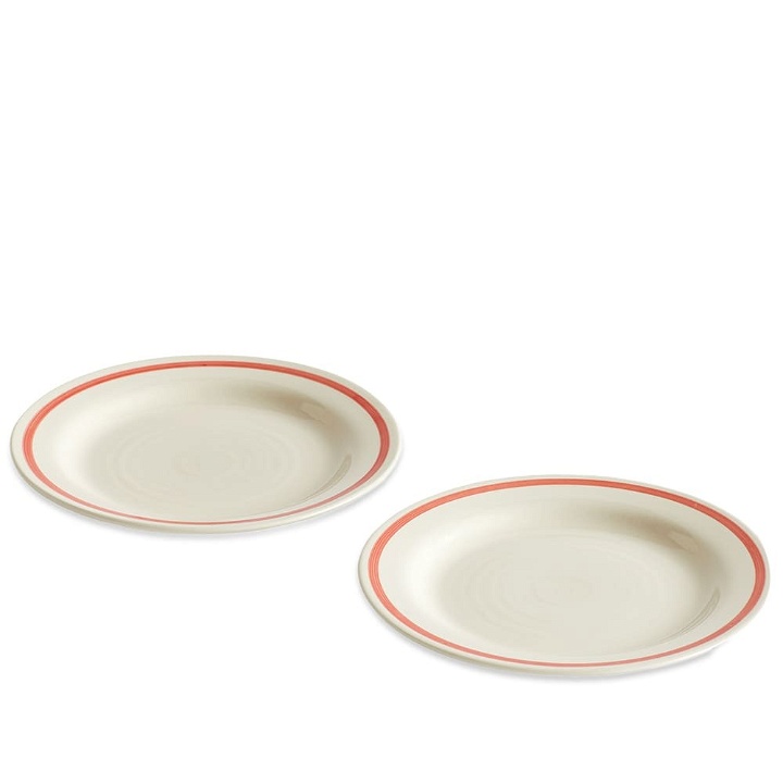 Photo: HAY Sobremesa Plate - Set of 2 in Red 