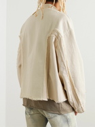 John Elliott - Frayed Cotton-Twill Jacket - Neutrals