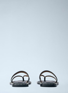 Dries Van Noten Leather Thong Sandals