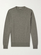 N.PEAL - Oxford Cashmere Sweater - Brown