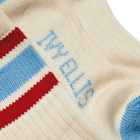 Ivy Ellis Socks Women's Vintage Cotton Sport Quarter Sock in Moon