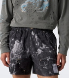 Satisfy Printed technical shorts