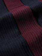 Falke - N7 Finest Two-Pack Ribbed Virgin Wool-Blend Socks - Blue