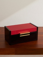 Ralph Lauren Home - Sutton Walnut and Carbon Fibre Poker Set