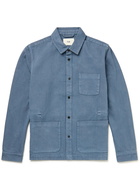 FOLK - Assembly Garment-Dyed Cotton-Twill Field Jacket - Blue