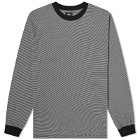 Edwin Men's Long Sleeve Adam T-Shirt in Black/White