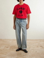 Valentino Garavani - Logo-Print Cotton-Jersey T-Shirt - Red