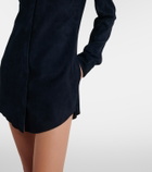 Stouls Geraldine suede shirt dress