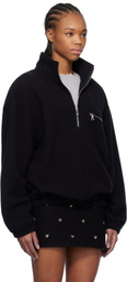 Rier Black Fleece Sweater